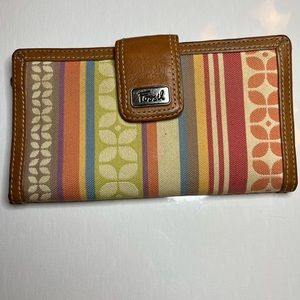 Fossil wallet, multicolor
